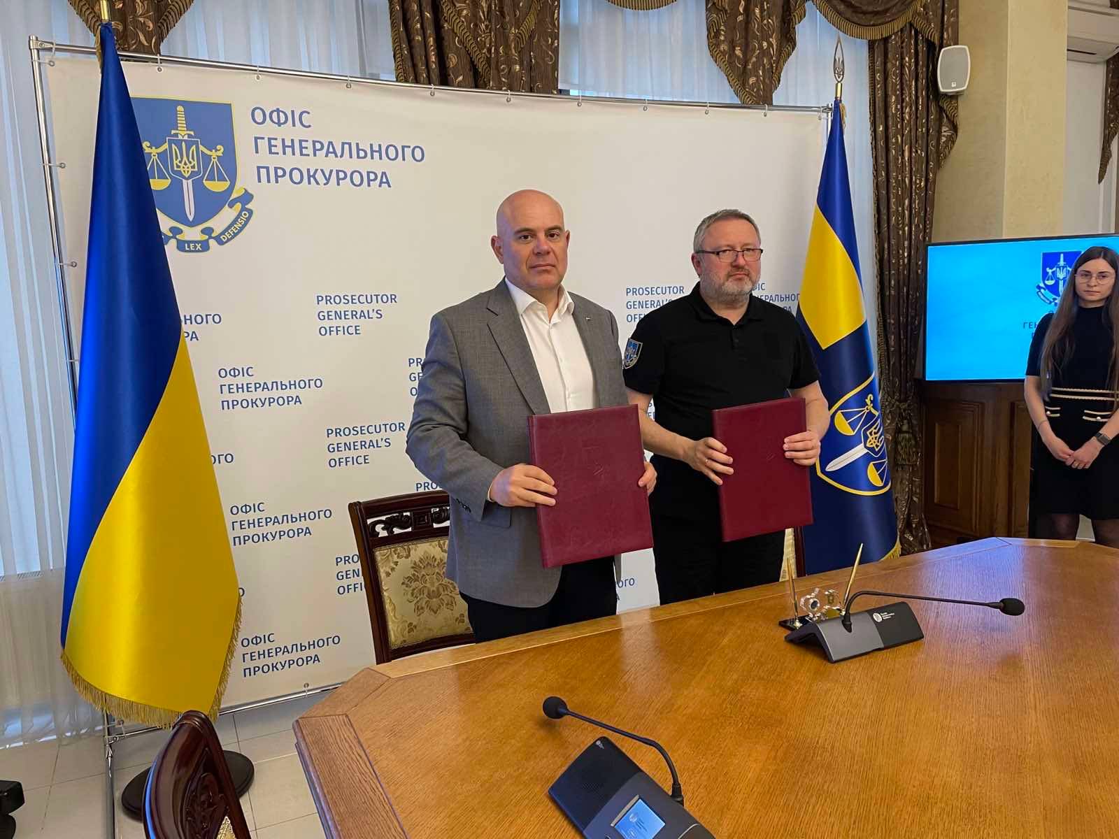 Главните прокурори на България и Украйна се споразумяха за активно сътрудничество